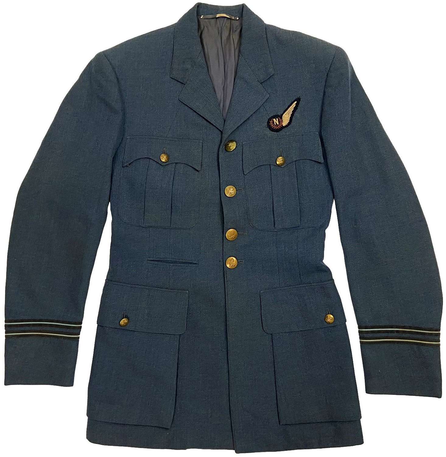 Original 1953 Dated RAF Officers Tunic with Navigator Brevet