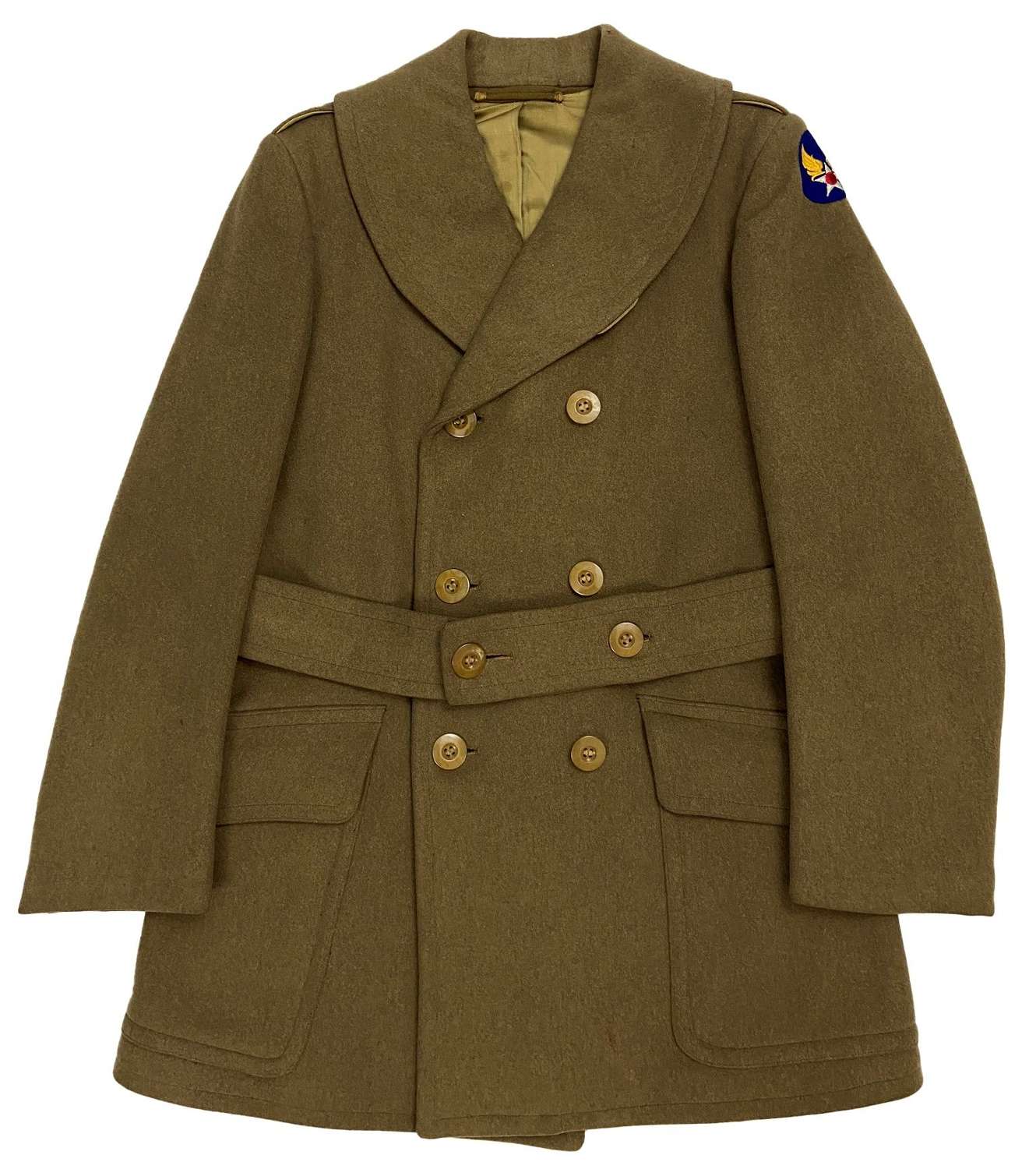 Original Early WW2 USAAF Officers Short Overcoat - Size 39S