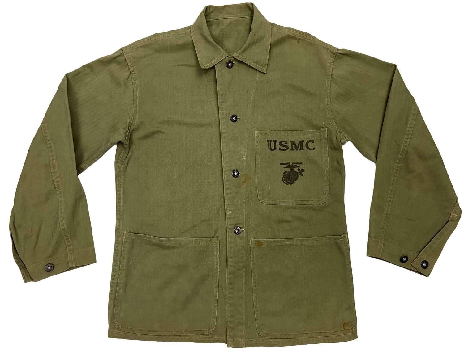 Original WW2 US Marine Corps P41 HBT Jacket