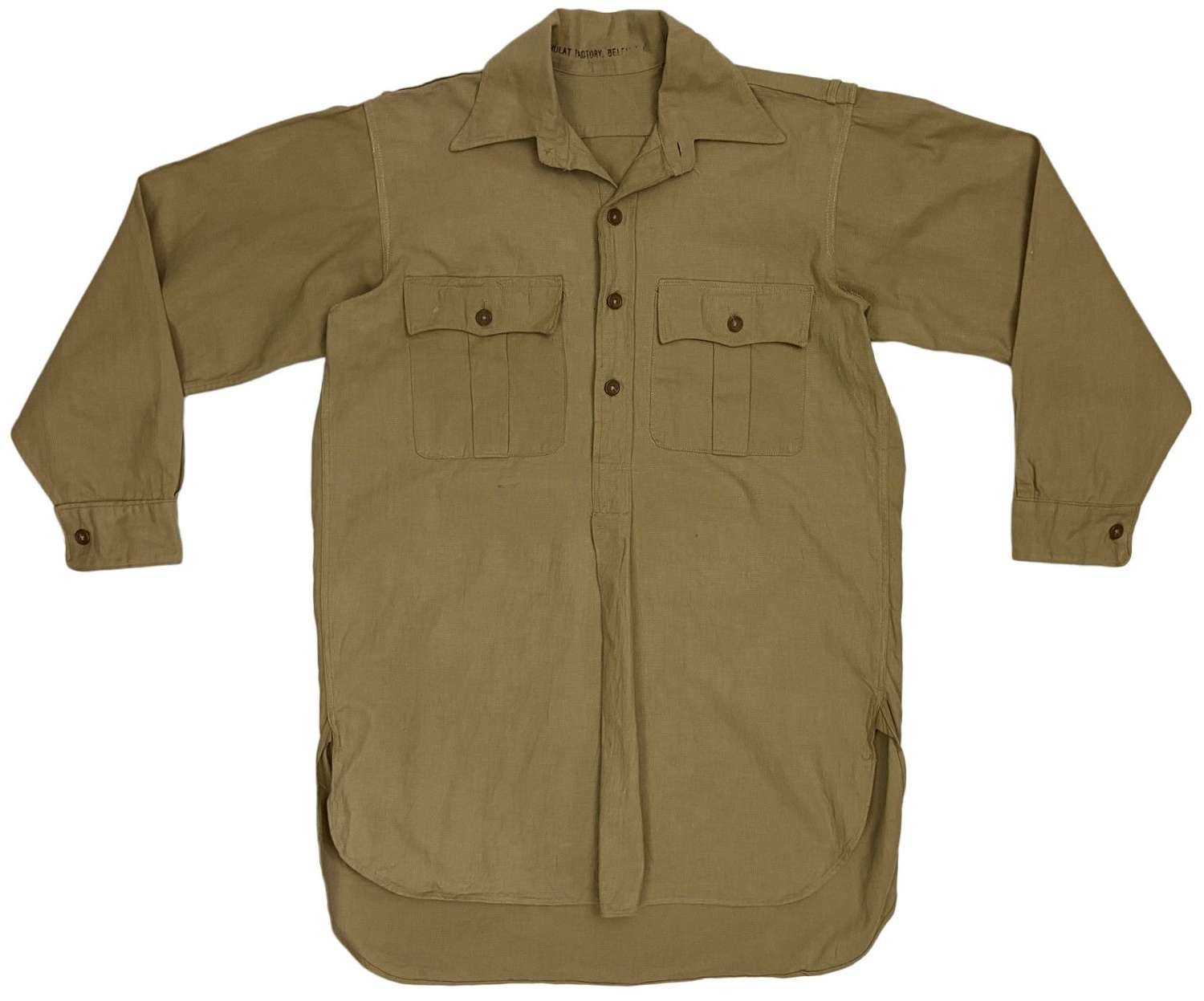 Original WW2 British Khaki Drill Shirt - Size 4