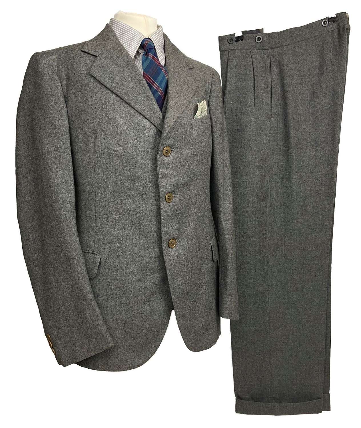 Scarce Original 1945 Dated British Demob Suit - Size 35S