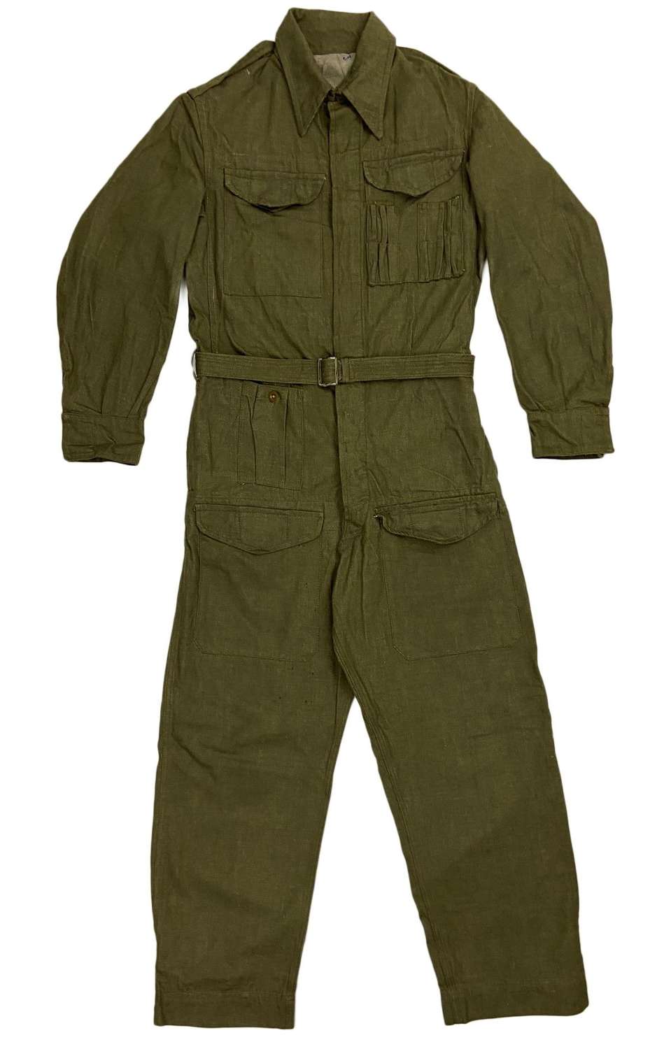 Rare original 1955 Dated British Army Denim Tank Suit