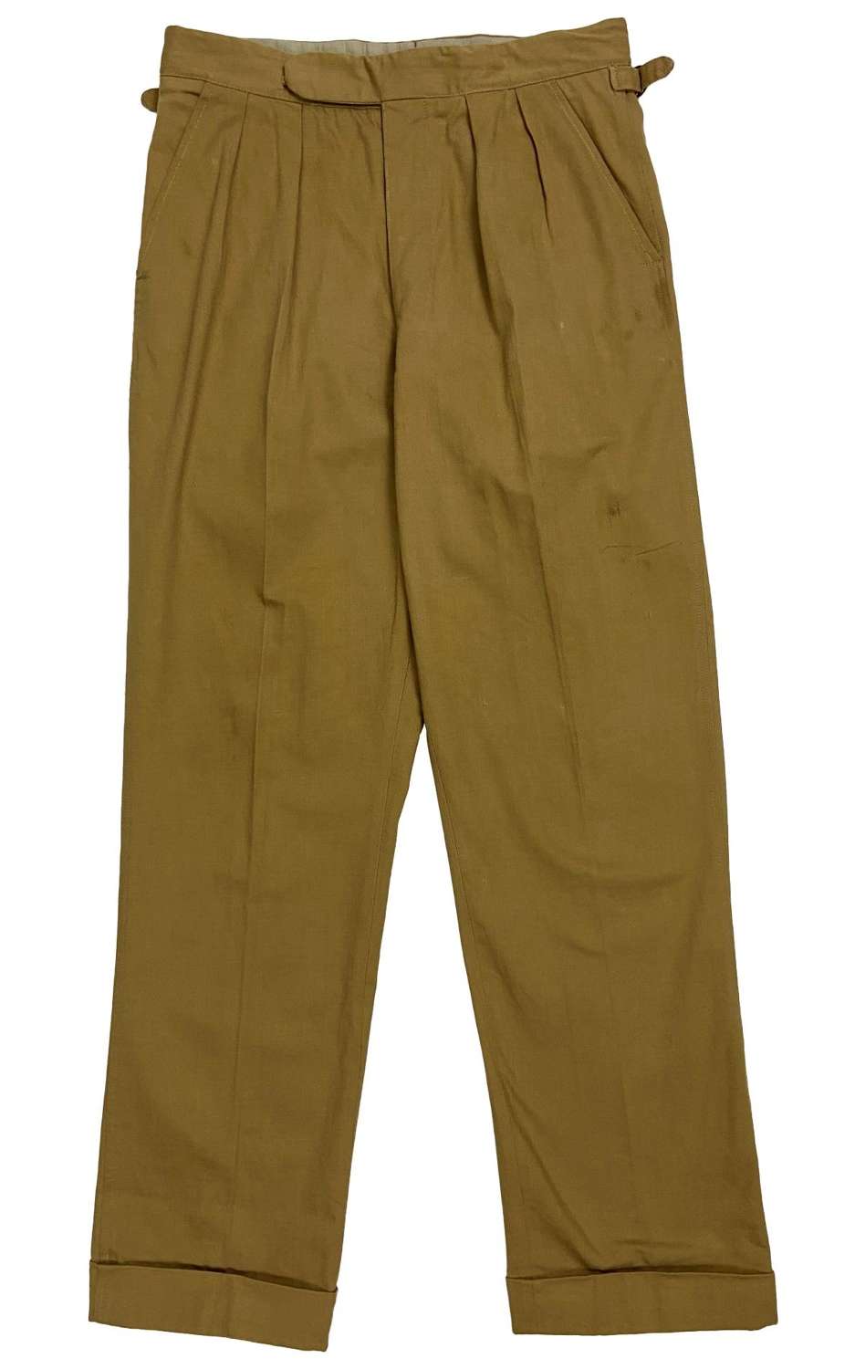 Original 1960s British Khaki Drill Trousers