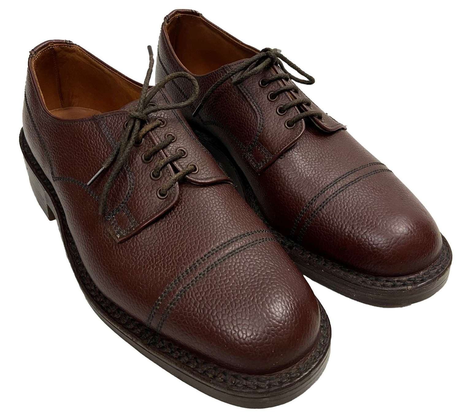 Original Men's Veldtschoen Brown Leather Shoes by 'George Webb'