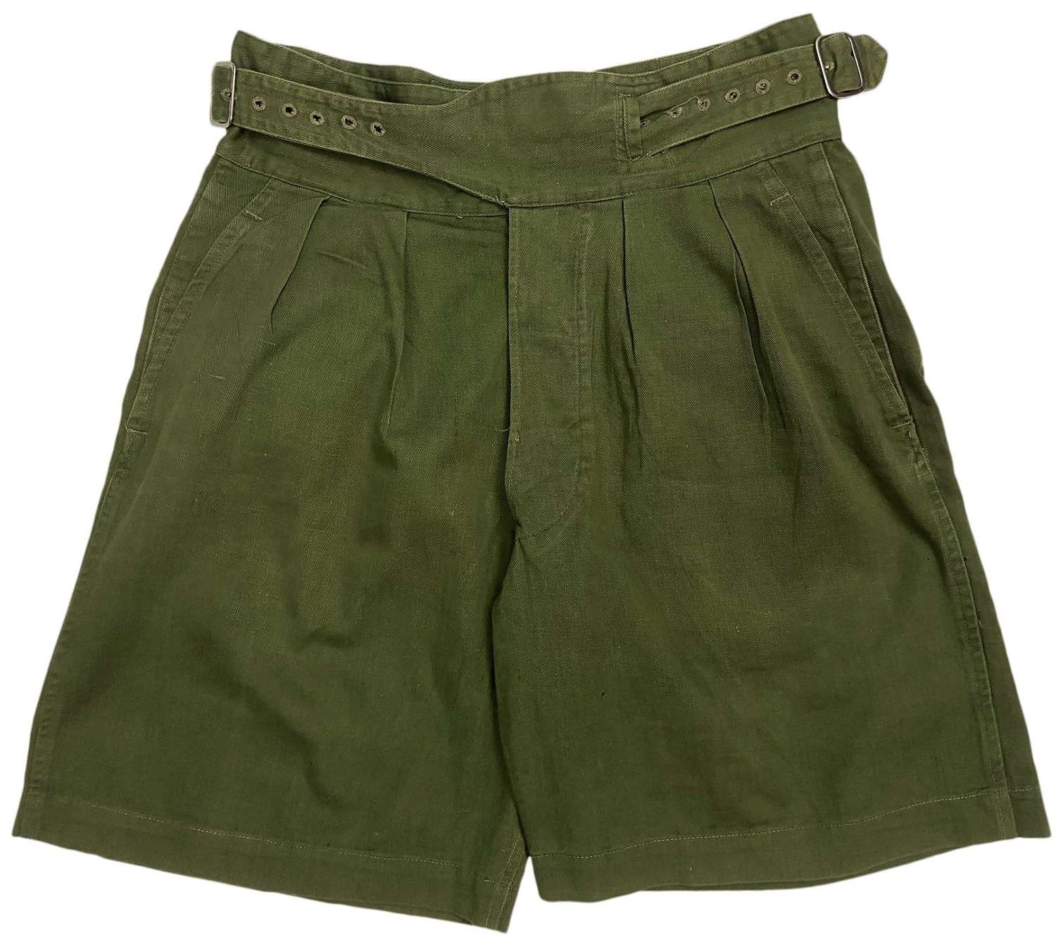 Original 1952 Dated 1950 Pattern Jungle Green Shorts - Size 4
