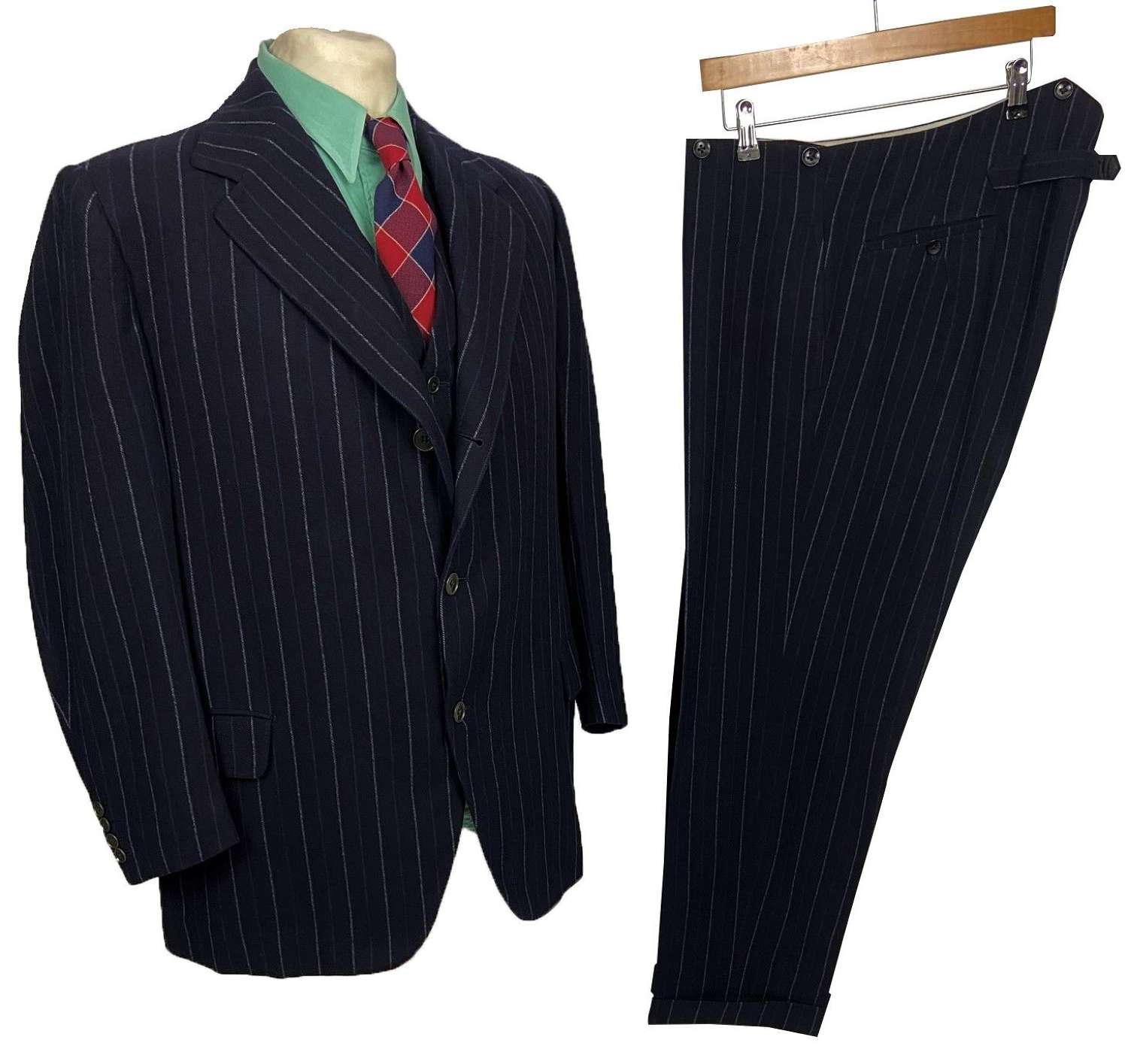 Incredible 1939 Dated British Bespoke Three Piece Suit - Lord Hesketh
