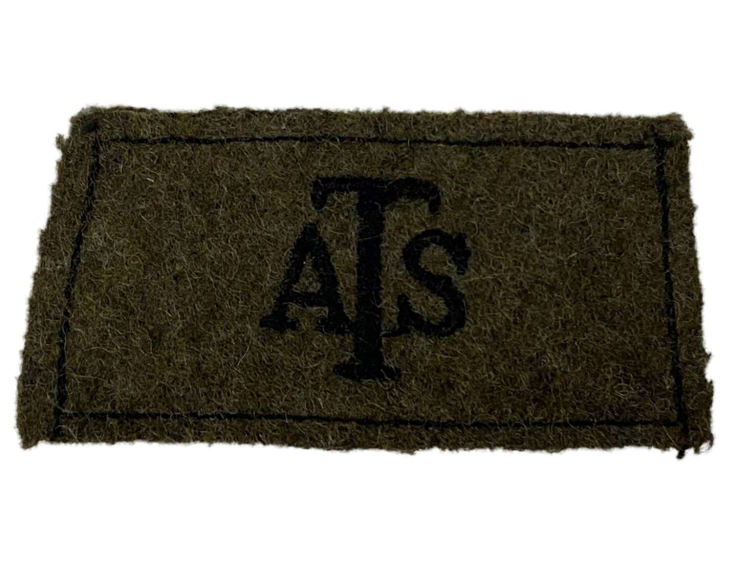 Original WW2 Auxiliary Territorial Service Slip-on Shoulder Title