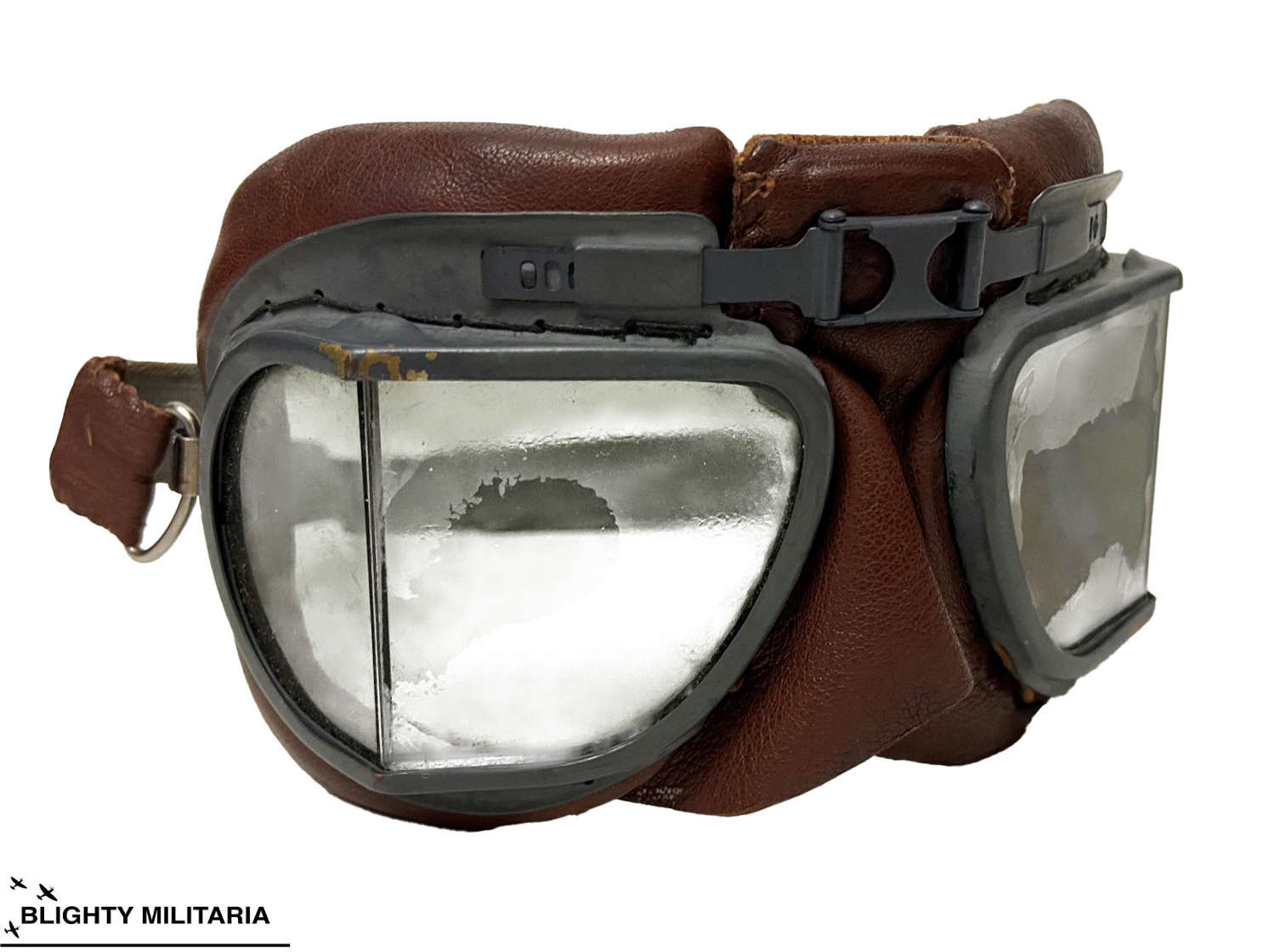 Original WW2 RAF MK VIII Flying Goggles - Air Ministry Marked