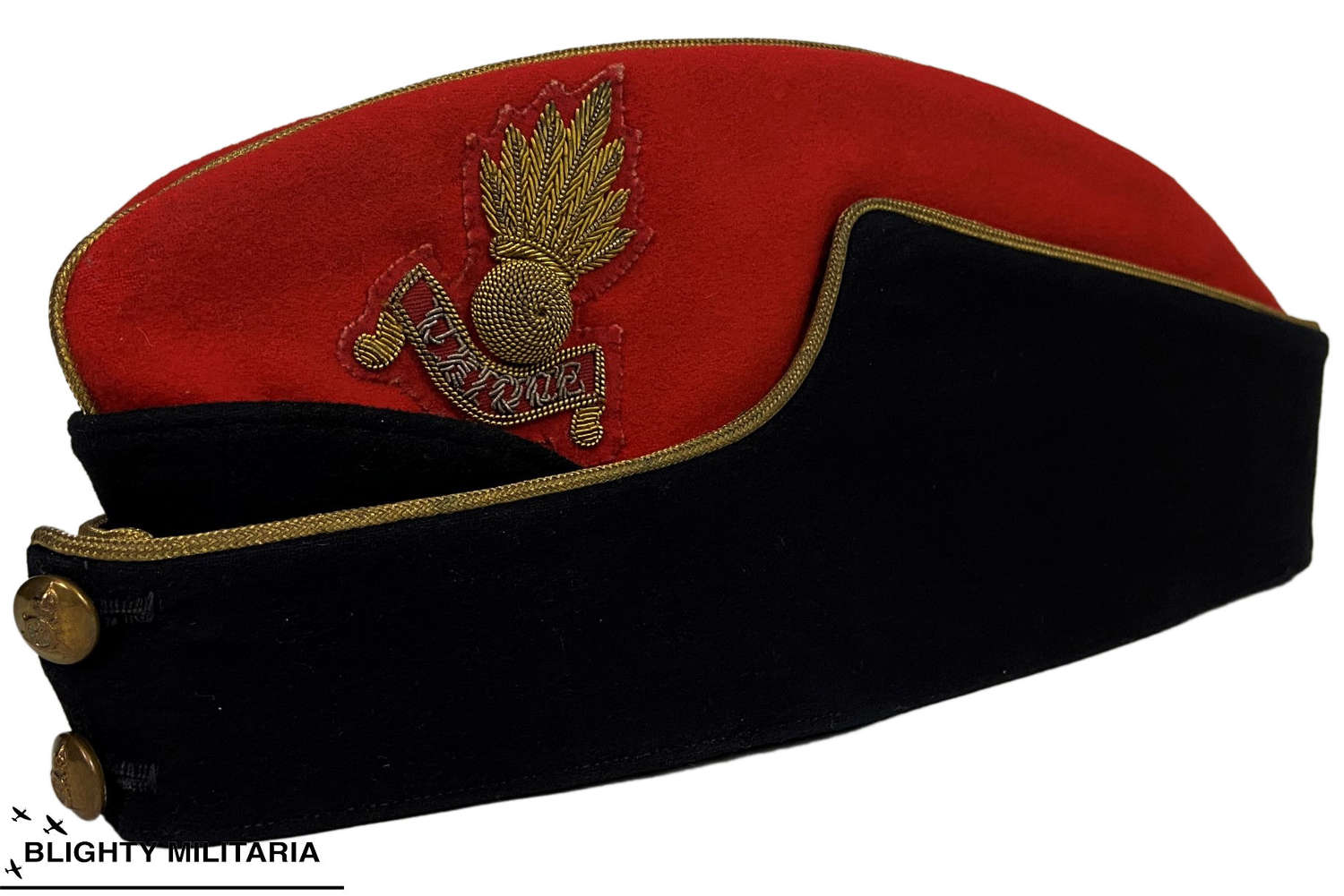 Original WW2 Royal Artillery Officer's Coloured Field Service Cap