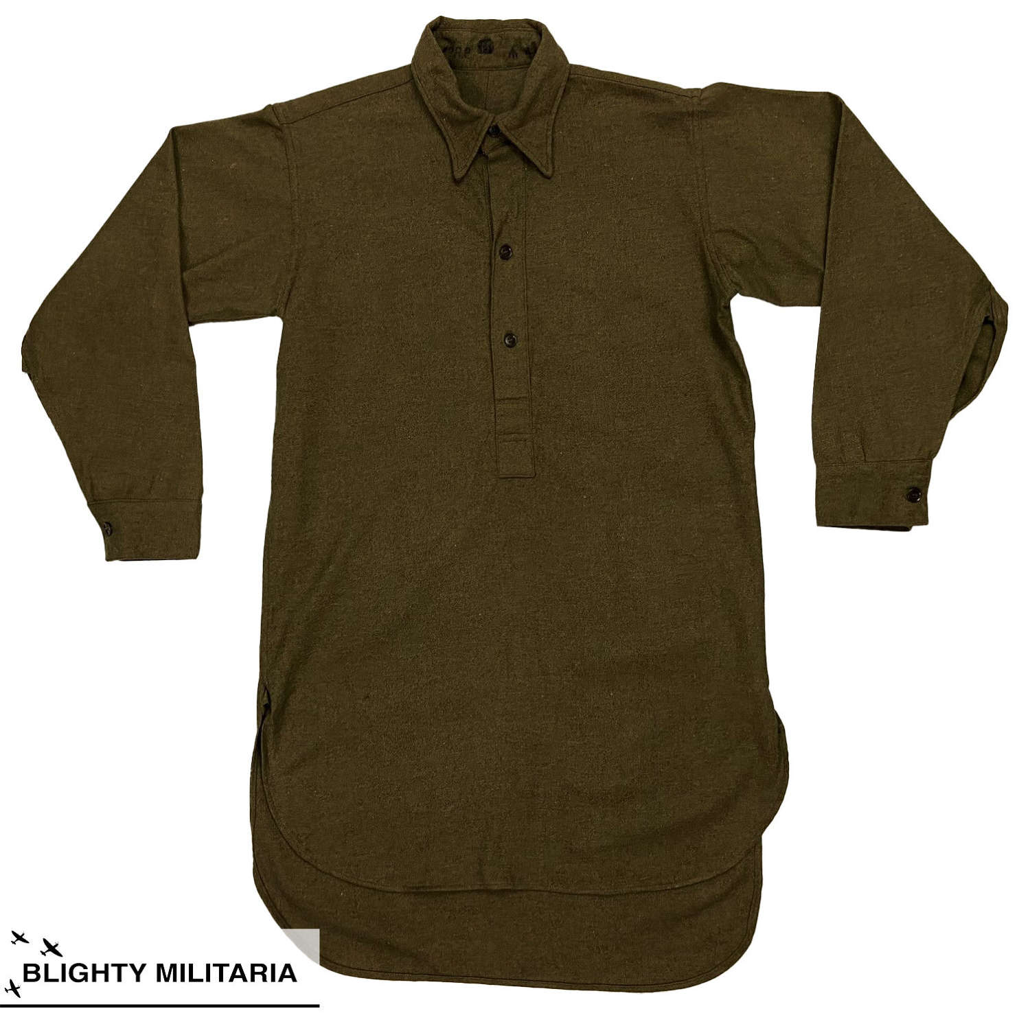 Original British Army Ordinary Ranks Collared Shirt - Size 4
