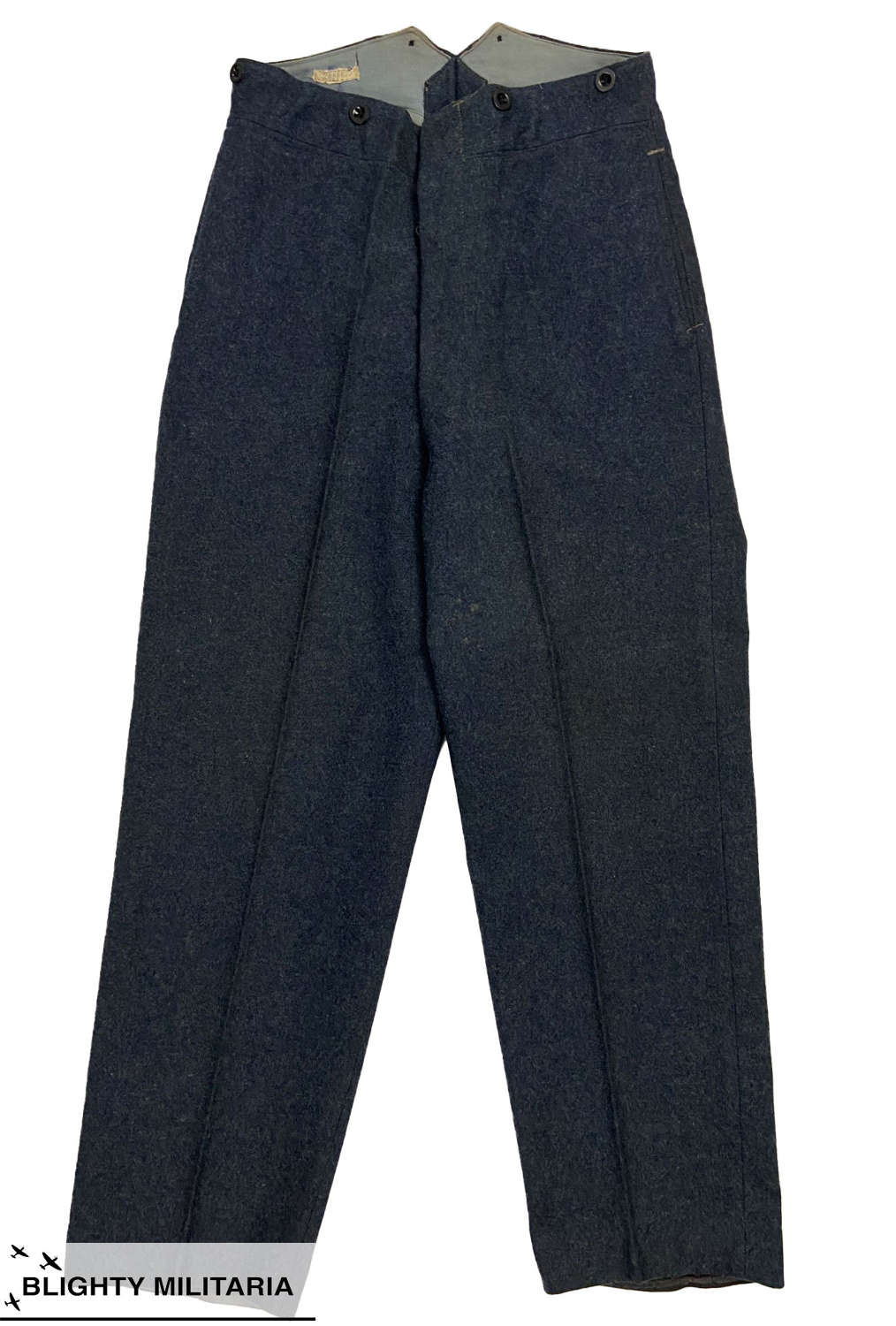 Original 1951 Dated RAF Ordinary Airman's Trousers - Size 17