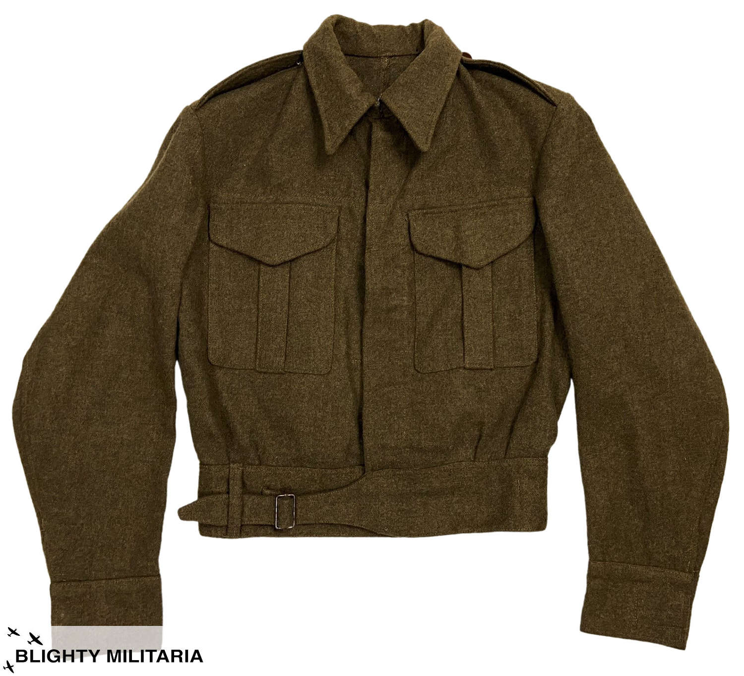 Original WW2 British Army Battledress Blouse - Size 13