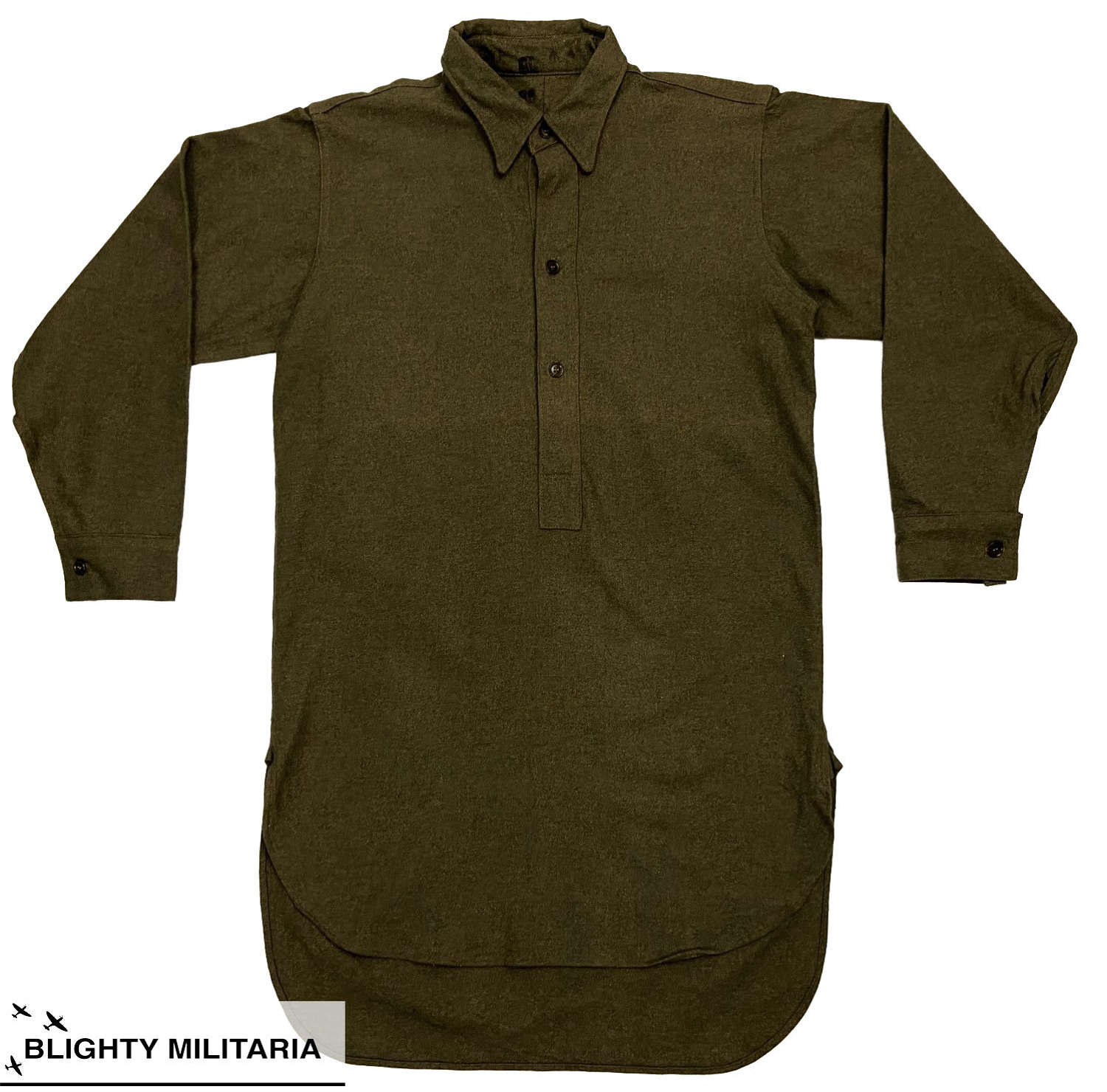 Original British Army Ordinary Ranks Collared Shirt - Size 4