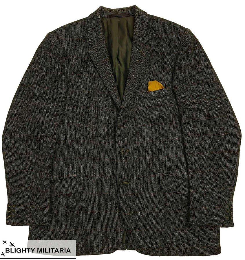 Original 1960s Men's Herringbone Sports Jacket by 'Glenexe'