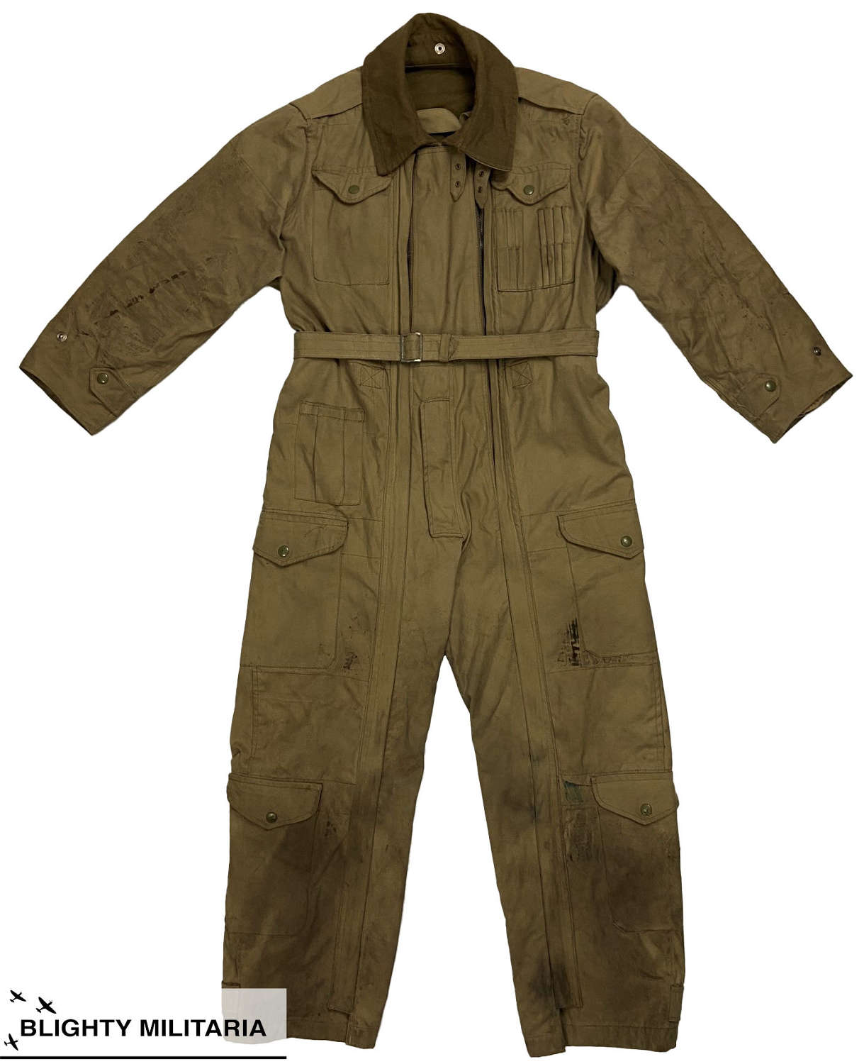 Original 1954 Dated British Army Winter Tank Suit - Size 4