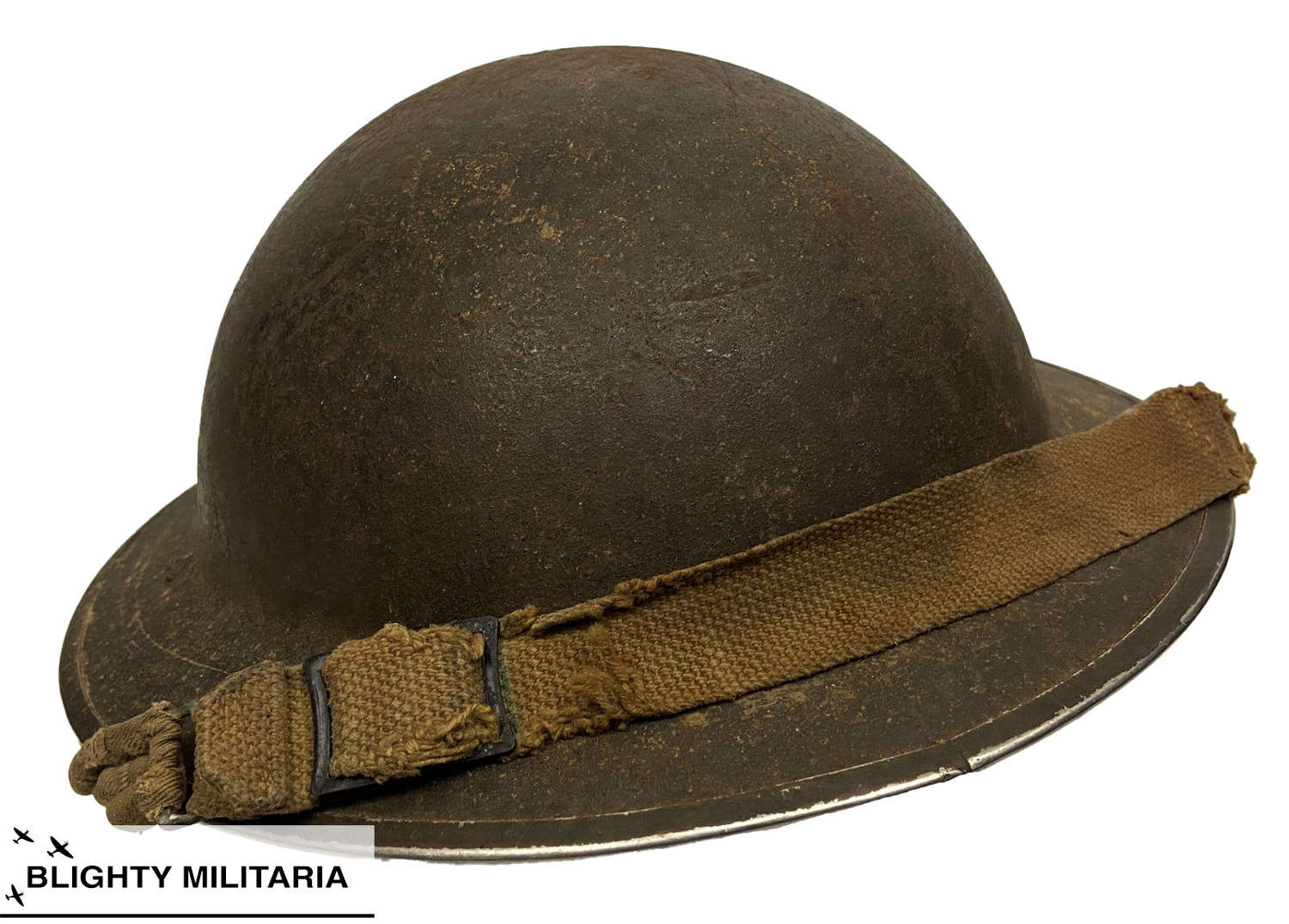 Original 1939 Dated British Army MKII Steel Helmet - Size 7 1/2