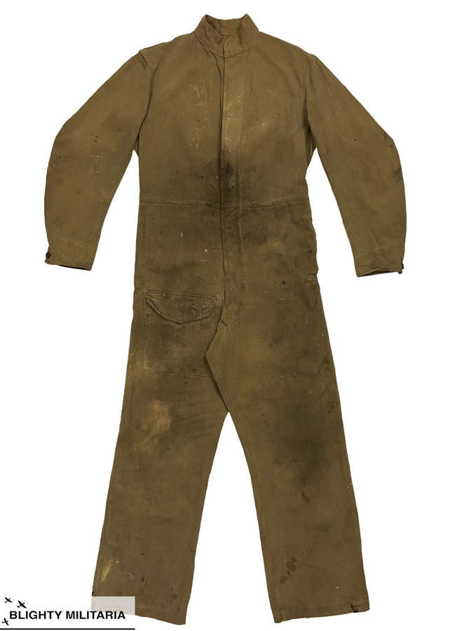 Rare 1945 Dated RAF 'Suits Combination Drab' British Overalls