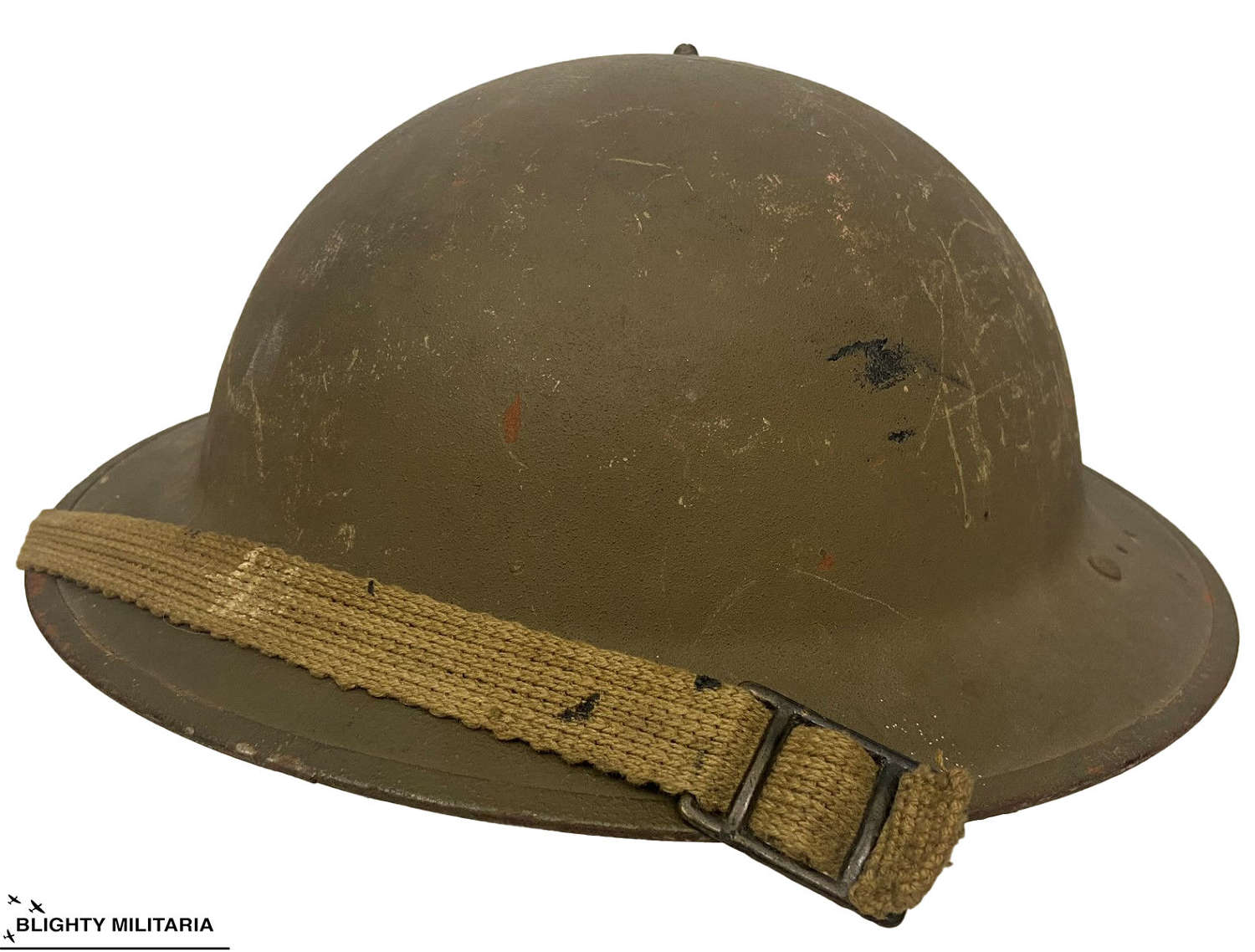 Original 1941 Dated Home Guard MK 2c Steel Helmet by 'B.M.B'