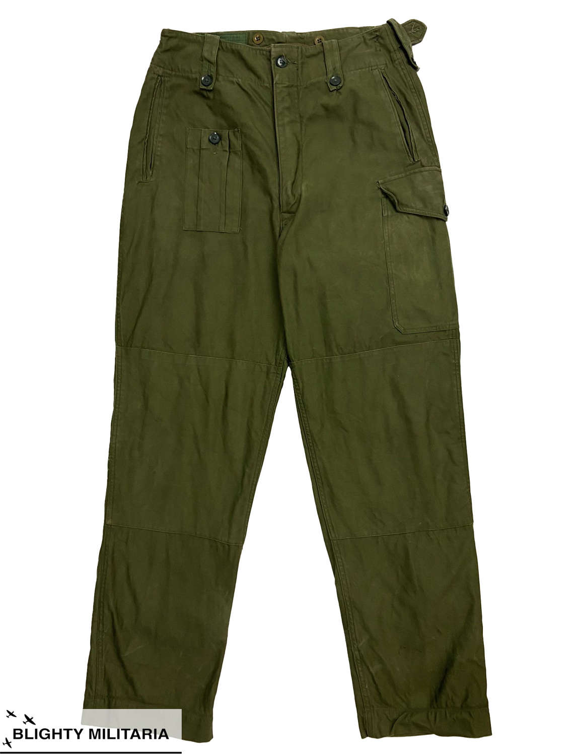 Original British Army 1960 Pattern Combat Trousers - Size 5