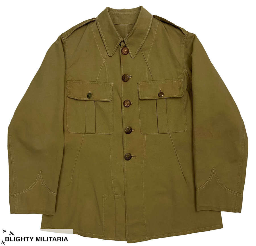 Original Inter-War British Army Ordinary Ranks Khaki Drill Tunic