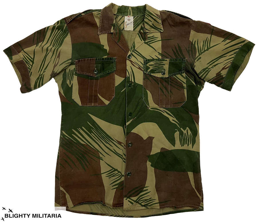 Original 1960s Rhodesian Army Camouflage Shirt by 'Statesman'