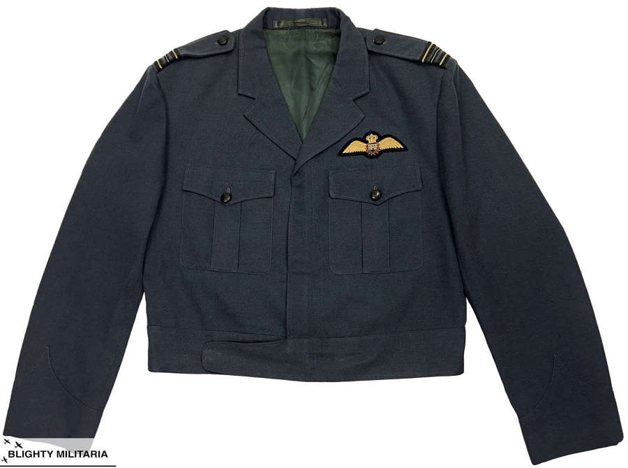 Original 1960s RAF Officers Battledress Jacket by 'Kiam Sin'
