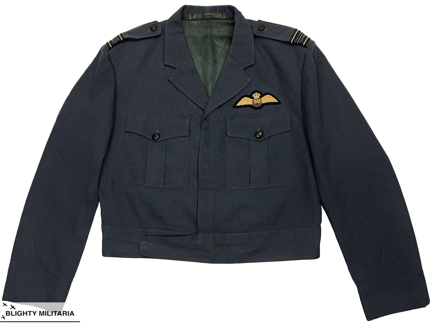 Original 1960s RAF Officers Battledress Jacket by 'Kiam Sin'