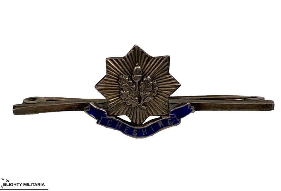 Original Cheshire Regiment Sweetheart Tie Pin