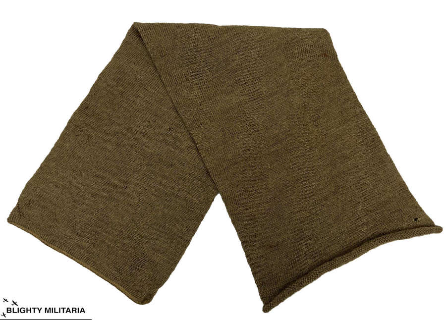 Original WW2 British Army Cap Comforter Scarf
