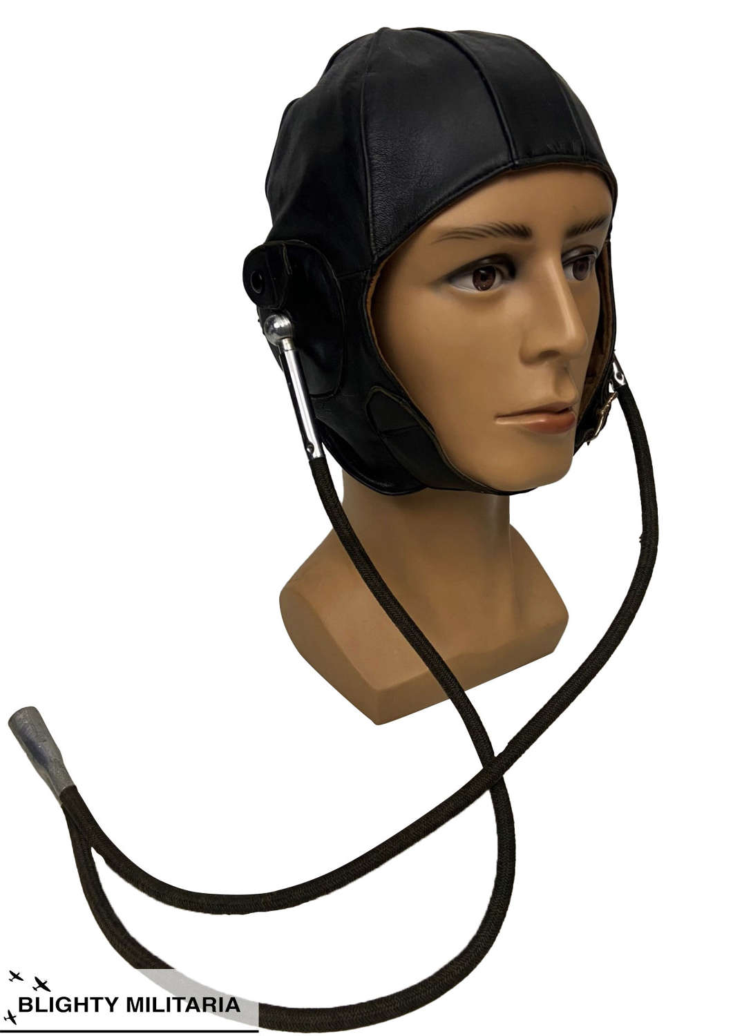 Original 1930s Flying Helmet by 'D. Lewis' with Gosports - Tyke