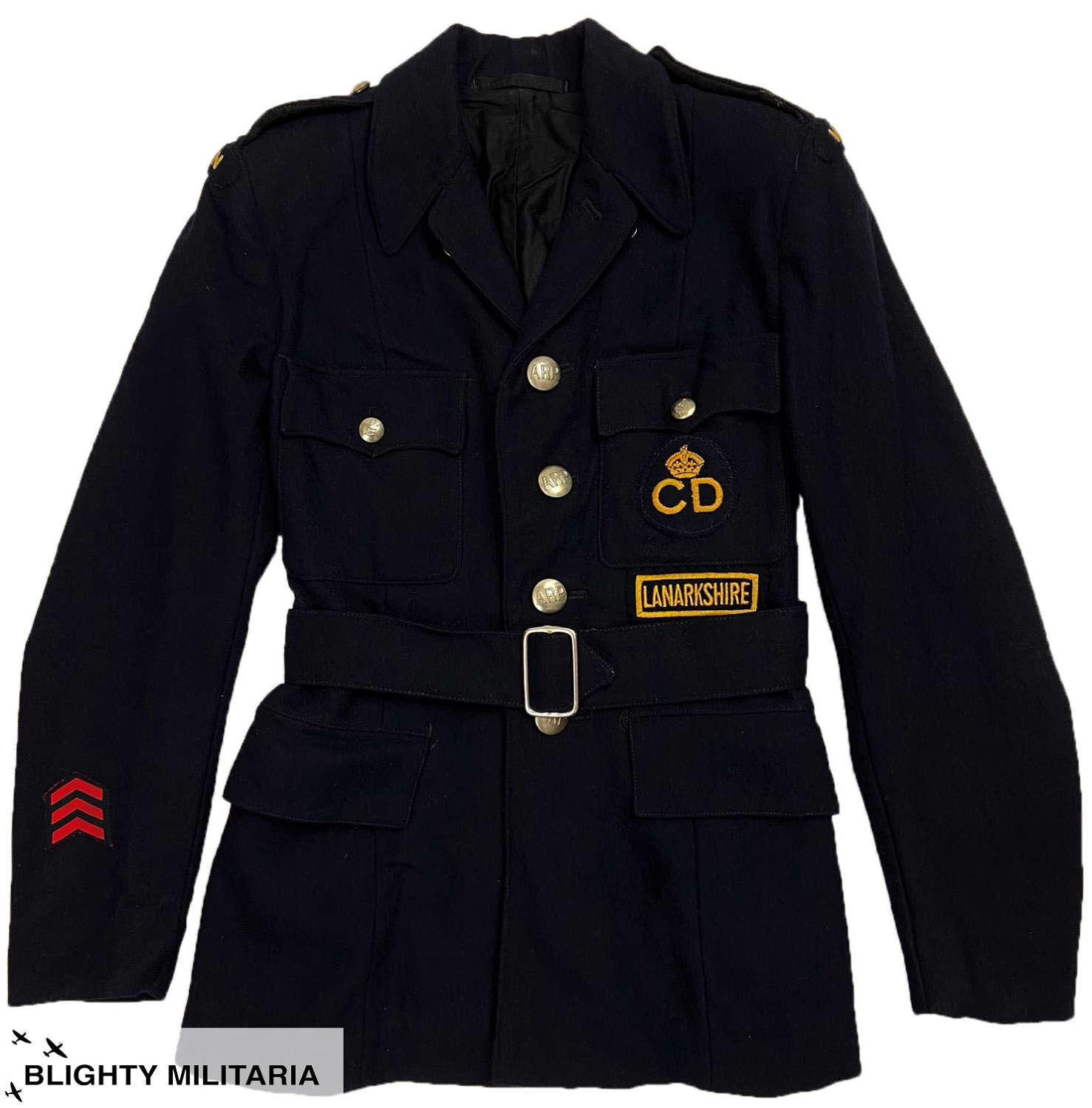 Original WW2 Ladies Civil Defence ARP 71 Tunic - Size 10