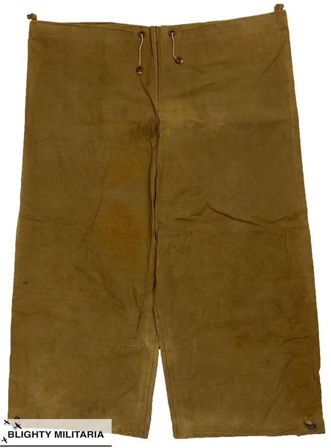 Original 1947 Dated British Army Anti Gas Over Trousers