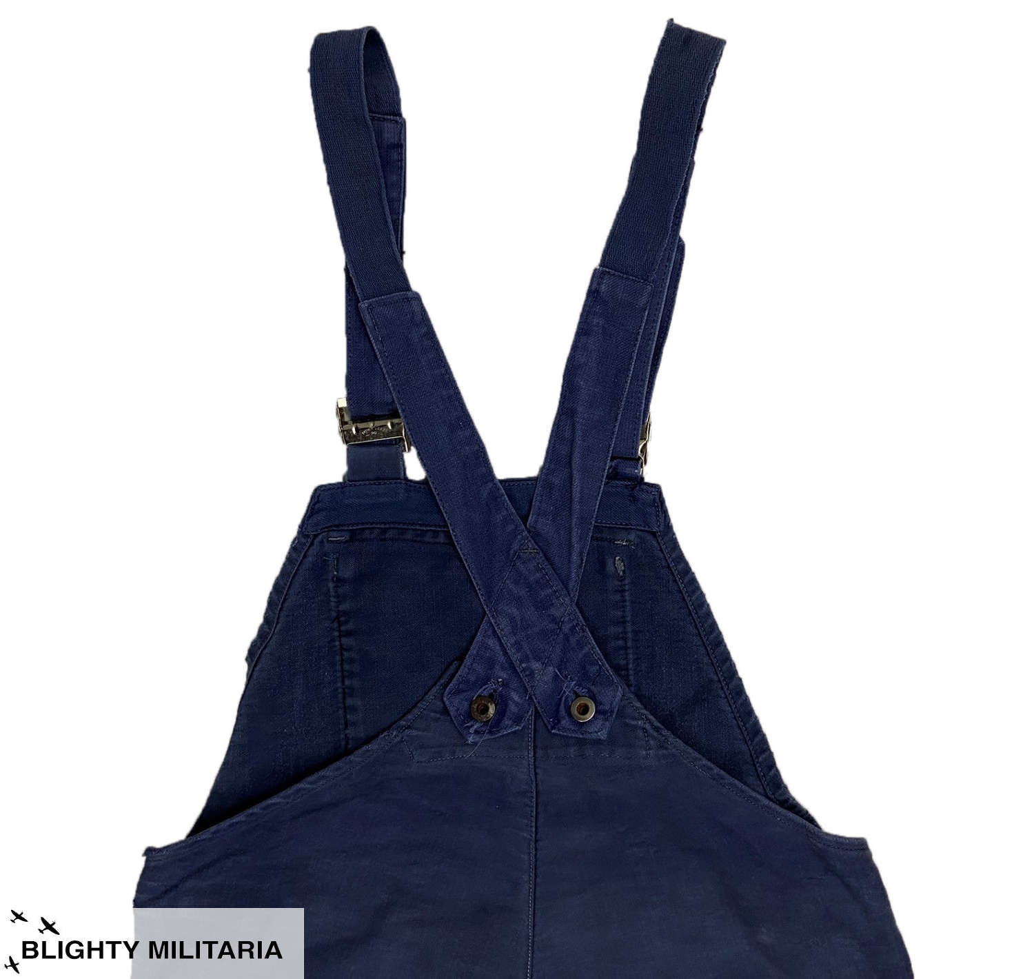 Original 1940s French Bib and Brace Overalls by 'St Michel'