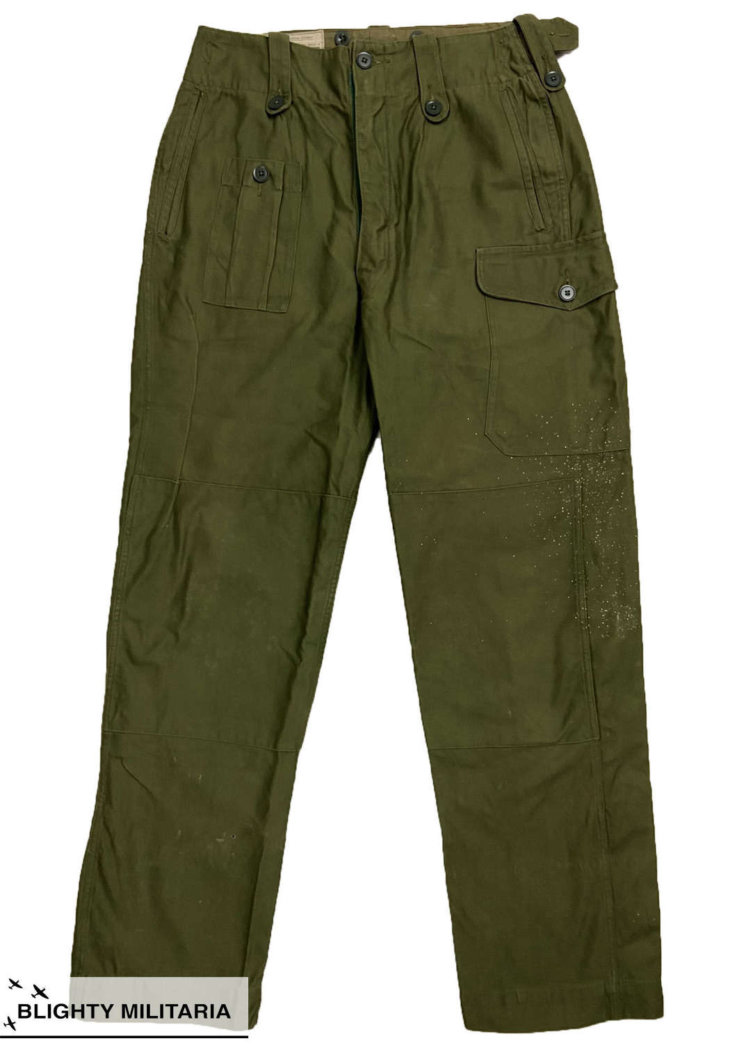 Original 1960 Pattern Combat Trousers - Size 4
