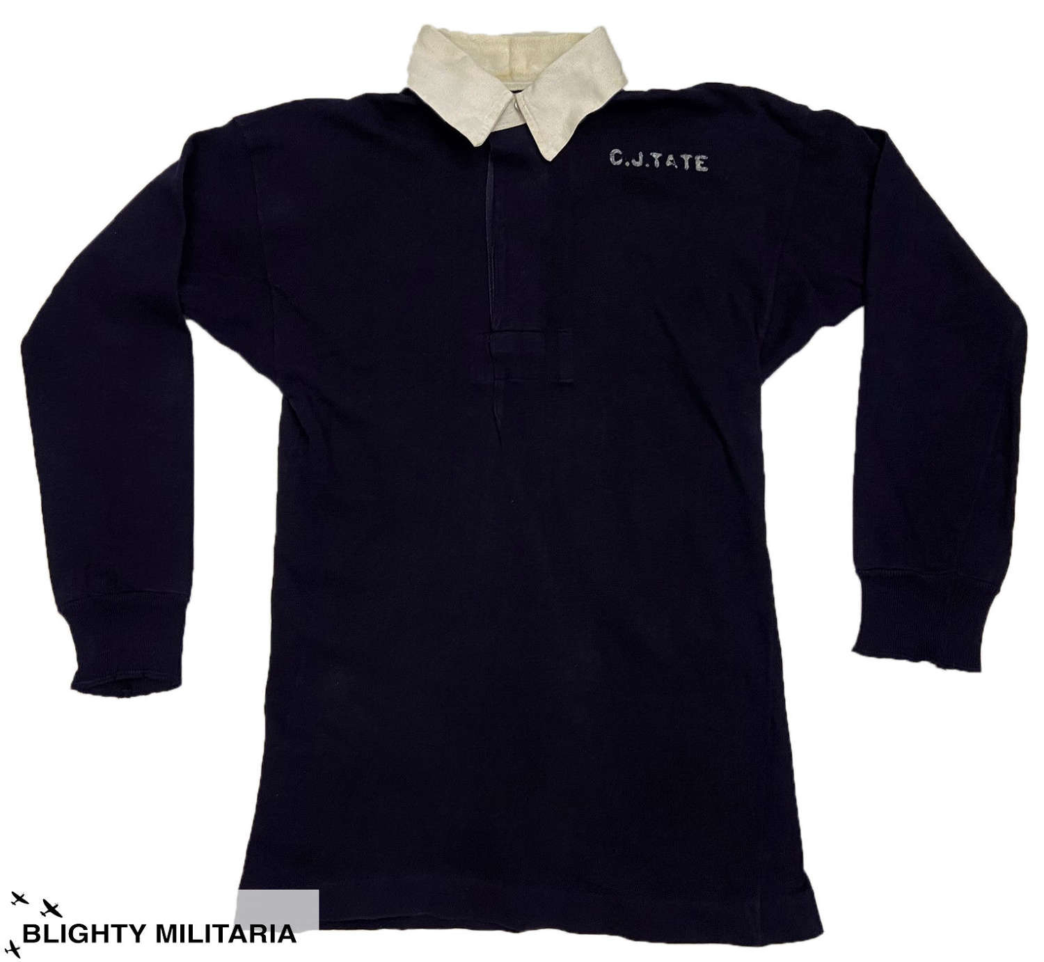 Original 1950s Royal Navy Sports Shirt by 'Admiral'