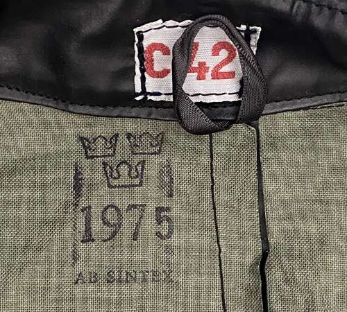 Clothing Gender-Neutral Adult Clothing Jackets & Coats Original 1975 Dated Swedish Military PVC Oilskin Coat 