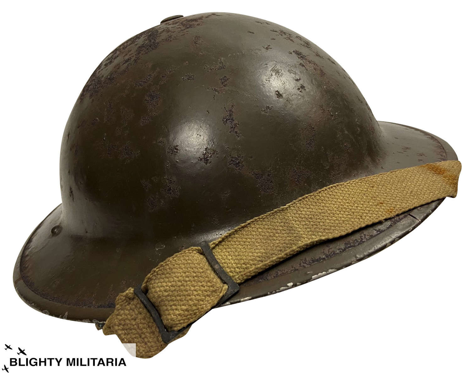 Original 1939 Dated British Army MKII Steel Helmet