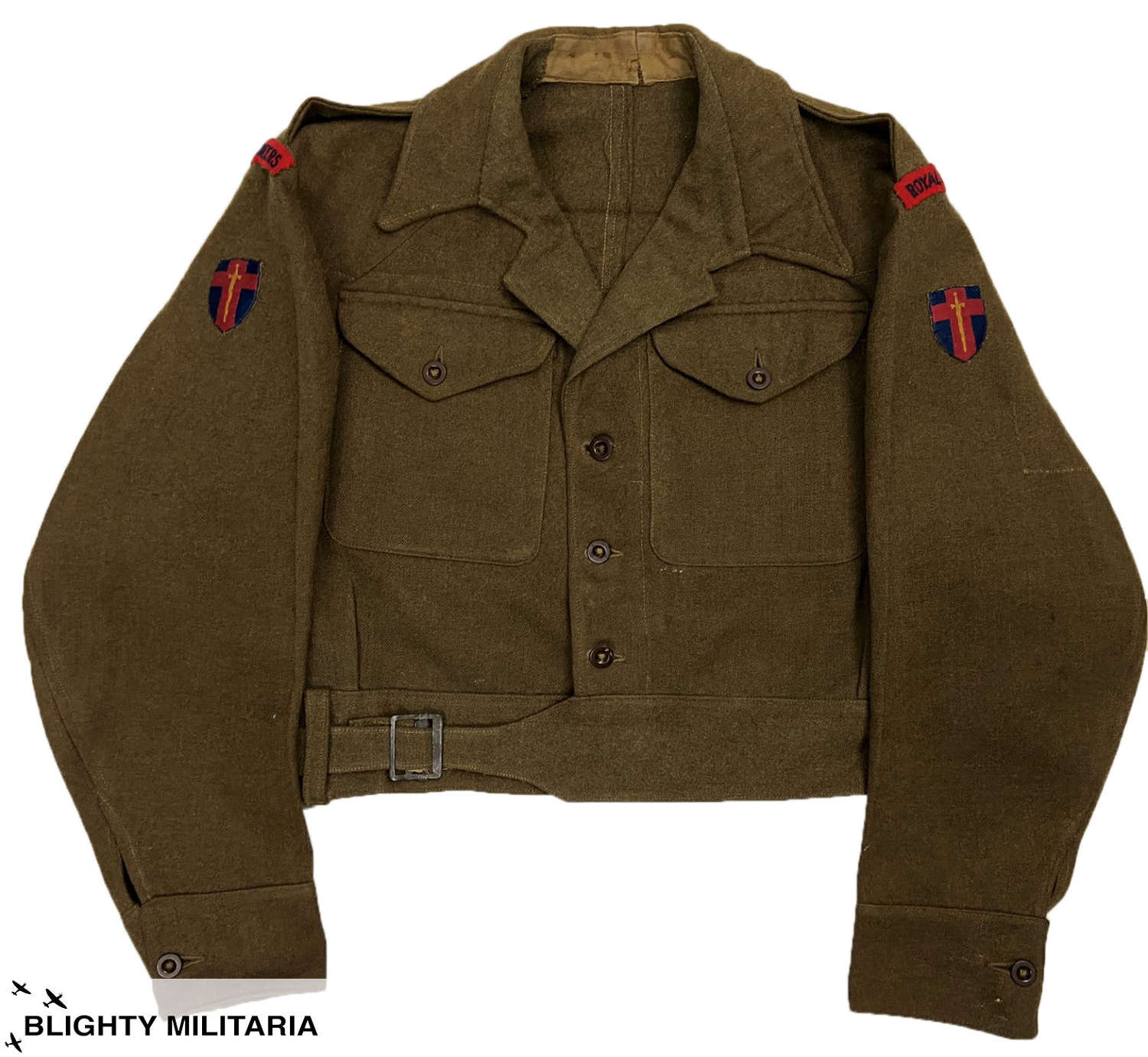 Original WW2 British Army 1940 Pattern Battledress Blouse - RE