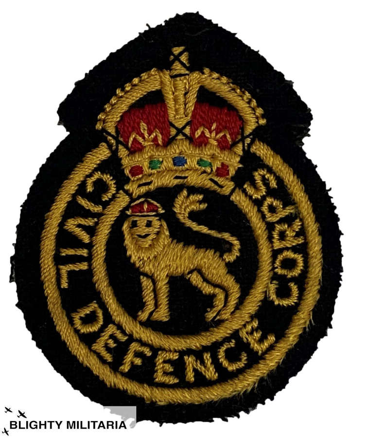Original Pre 1953 Civil Defence Breast Badge