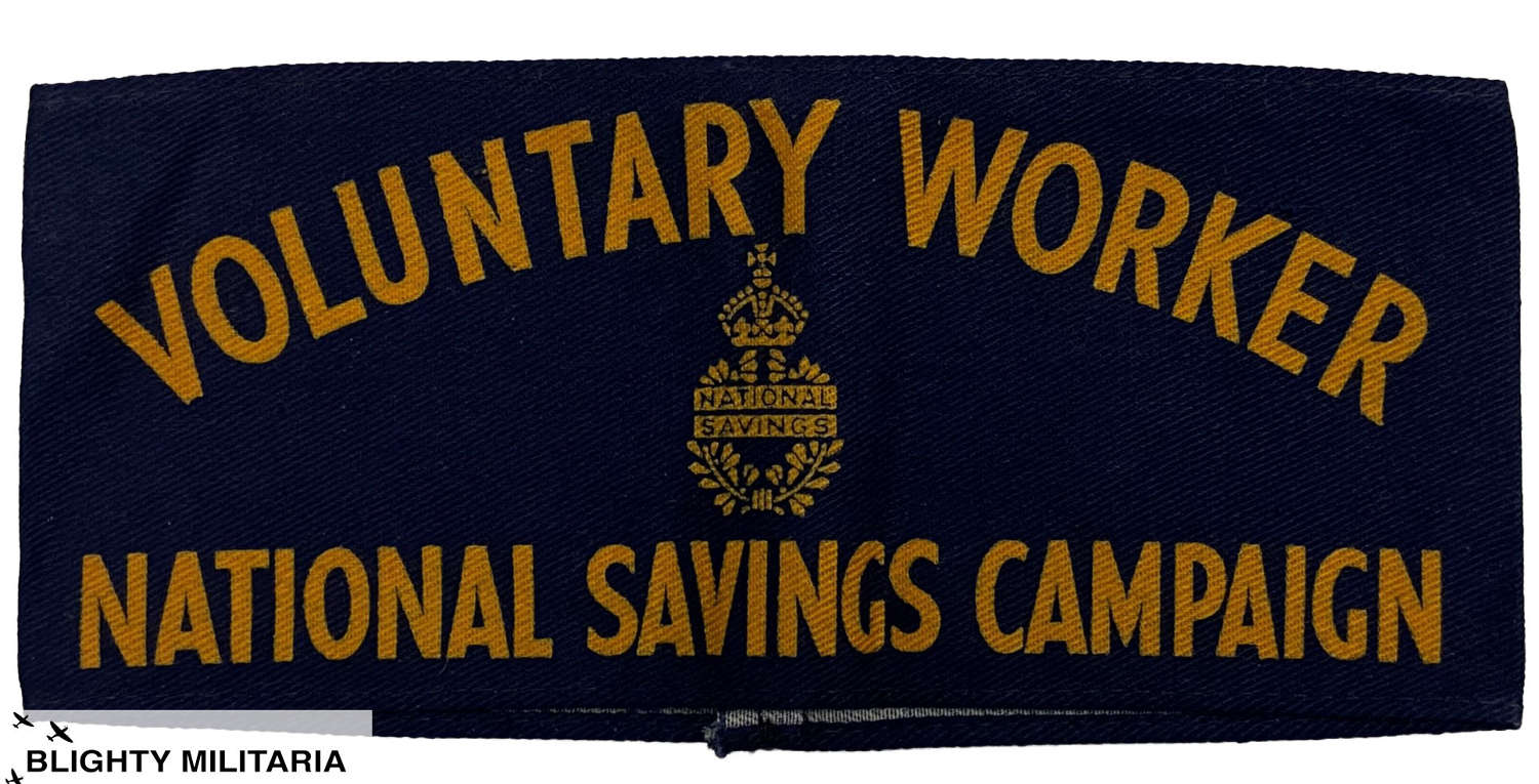 Original WW2 National Savings Campaign Voluntary Worker Armand