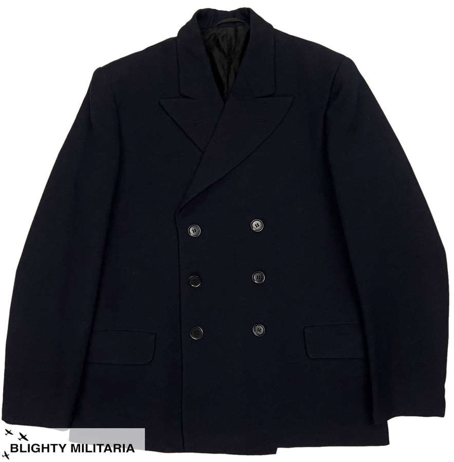 Original 1940s Men's 6x3 Reefer Jacket by 'Hepworths'