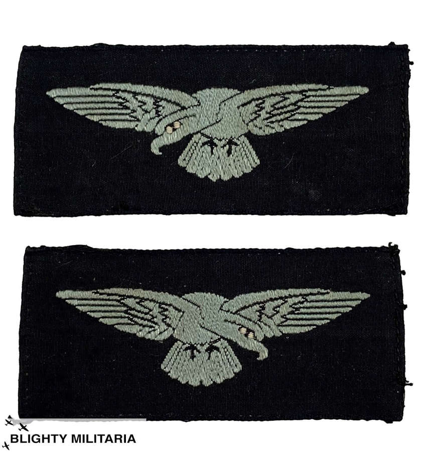 Original WW2 RAF Eagle Shoulder Badges Insignia