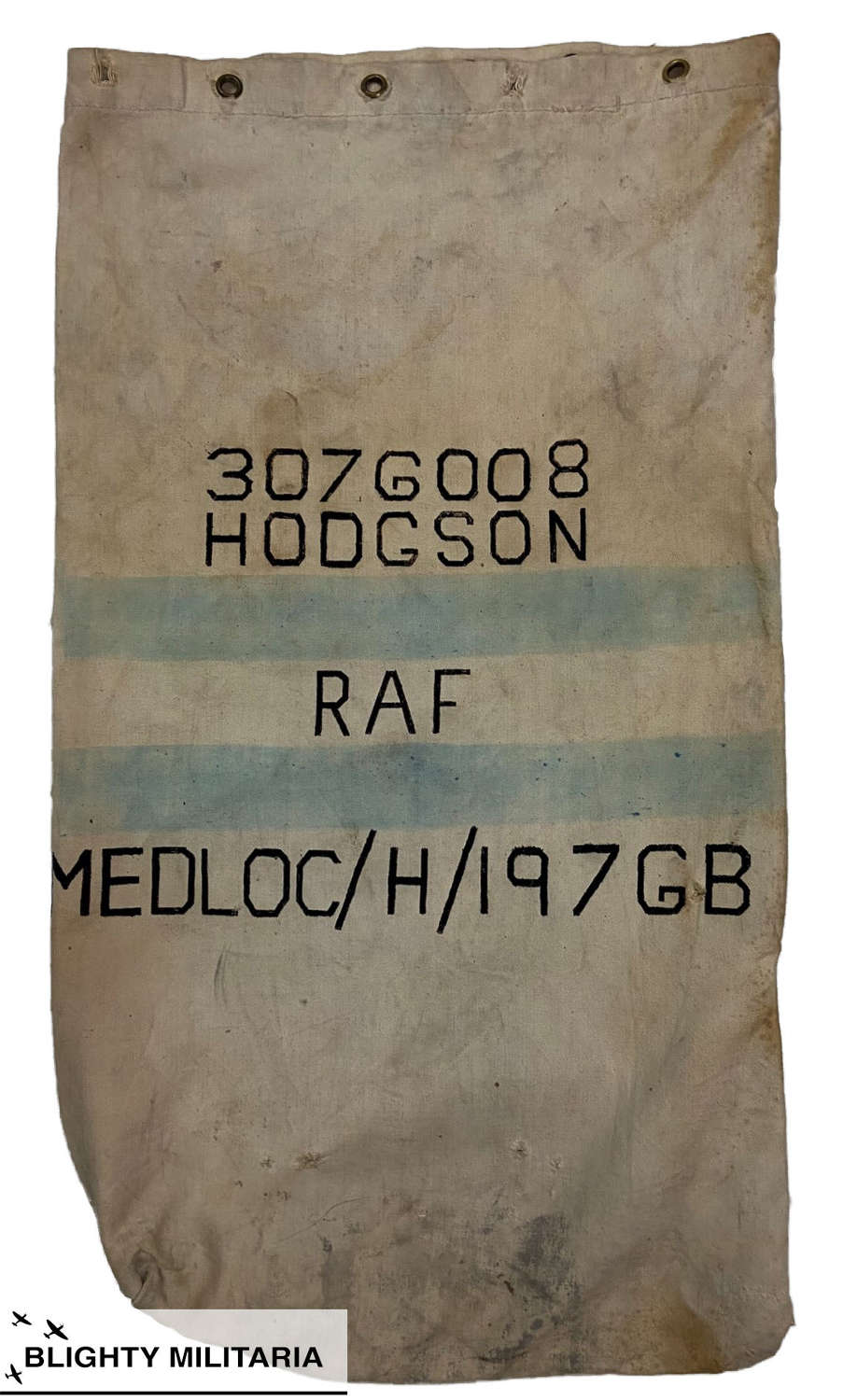 Original 1944 Dated RAF Kit Bag - Hodgson