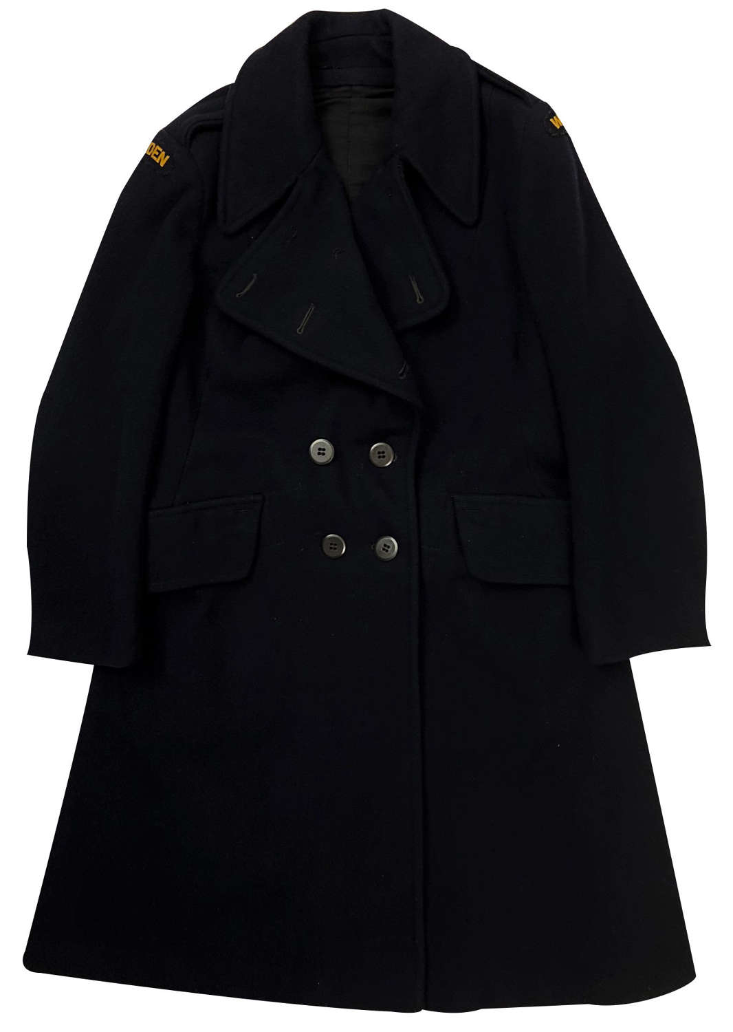 Scarce Original WW2 Women's Civil Defence ARP 70 Greatcoat