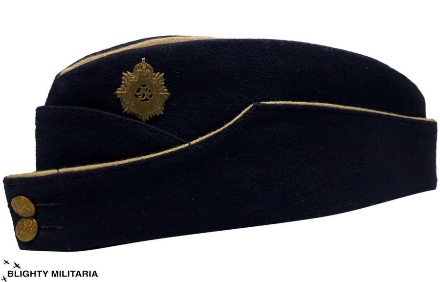 Original WW2 Era Royal Army Service Corps Coloured Field Service Cap