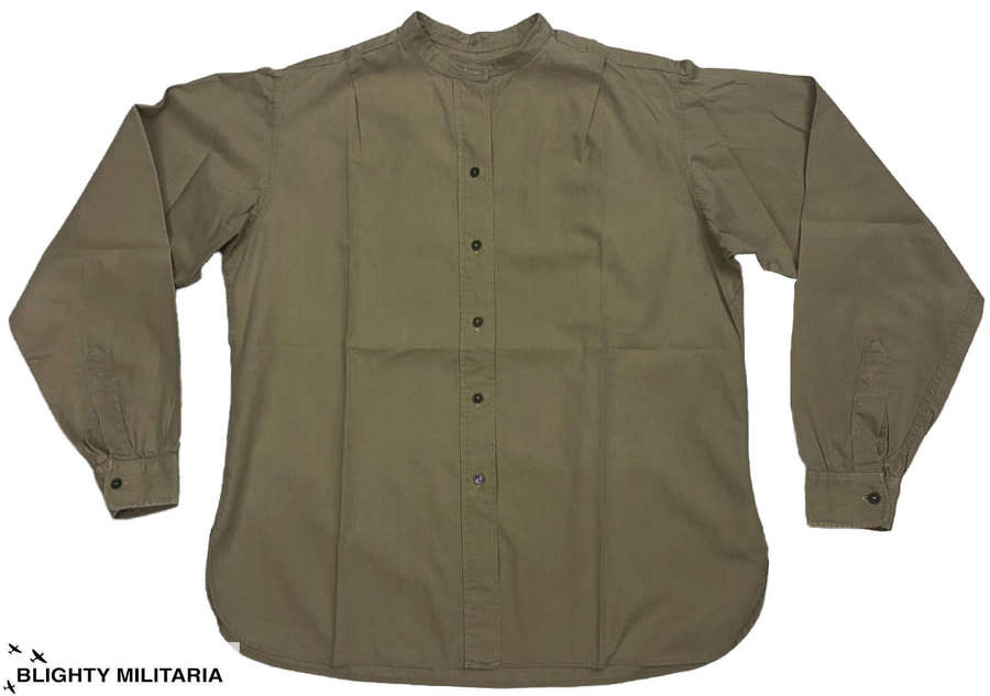 Original 1940s Women's Military Blouse Shirt - ATS