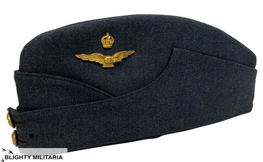 Original WW2 RAF Officers Field Service Cap by 'Tress & Co'