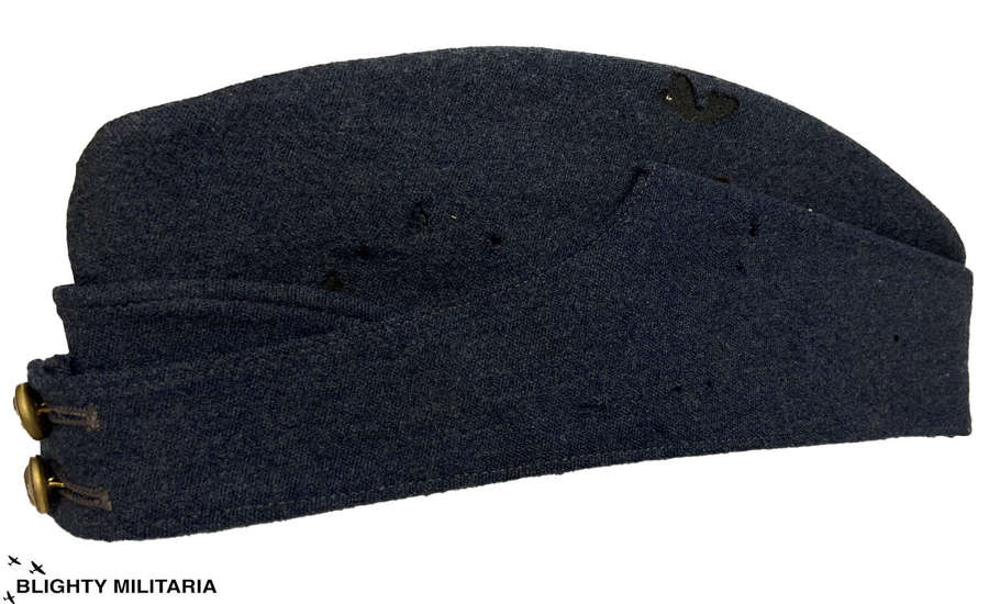 Original 1945 Dated RAF Officers Field Service Cap - Size 7 1/4