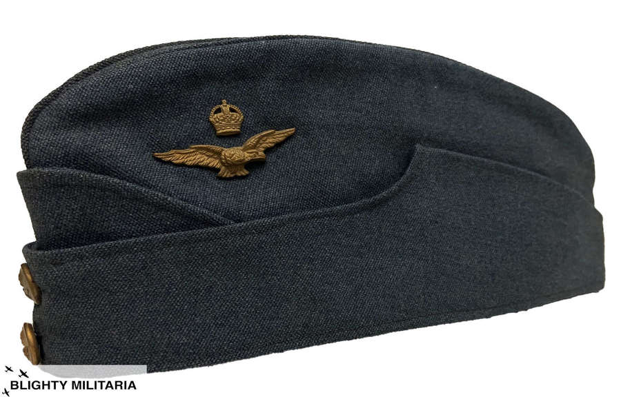 Scarce WW2 American Made RAF Officers Field Service Cap