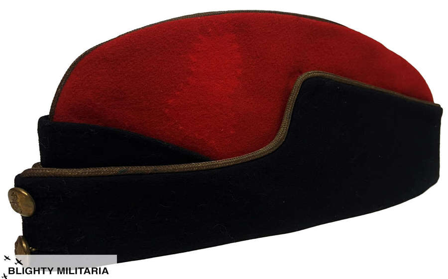 Original WW2 Royal Artillery Officers Coloured Field Service Cap